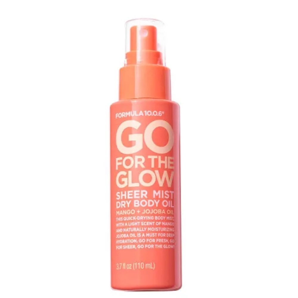 Formula 10.0.6 Go for the Glow Sheer‎ Mist Dry Body Oil Mango Jojoba 3.7oz